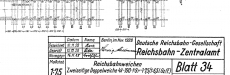 Plan Kreuzungsweichen DRG