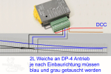 DP4 motorischer Weichenantrieb mit DCC-Decoder